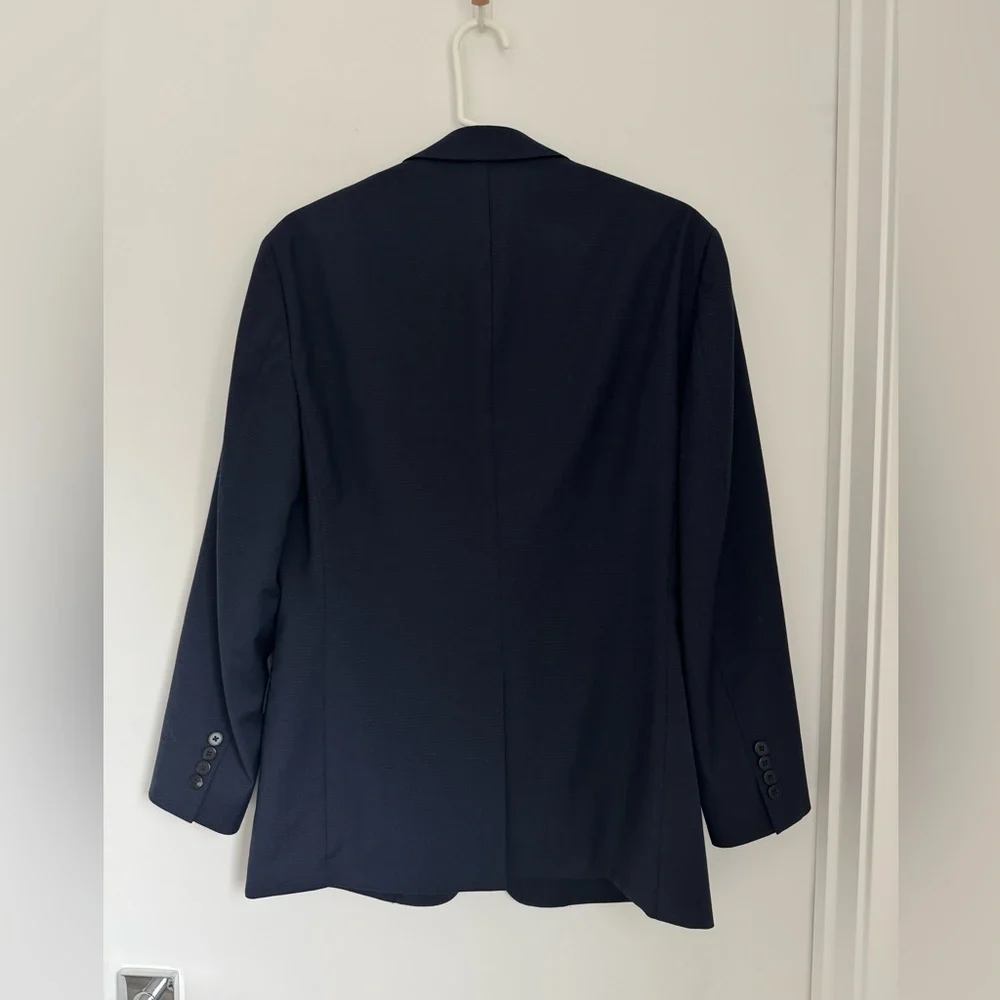 Theory 40 Gansevoort Blazer Eclipse Multi Polka Dot